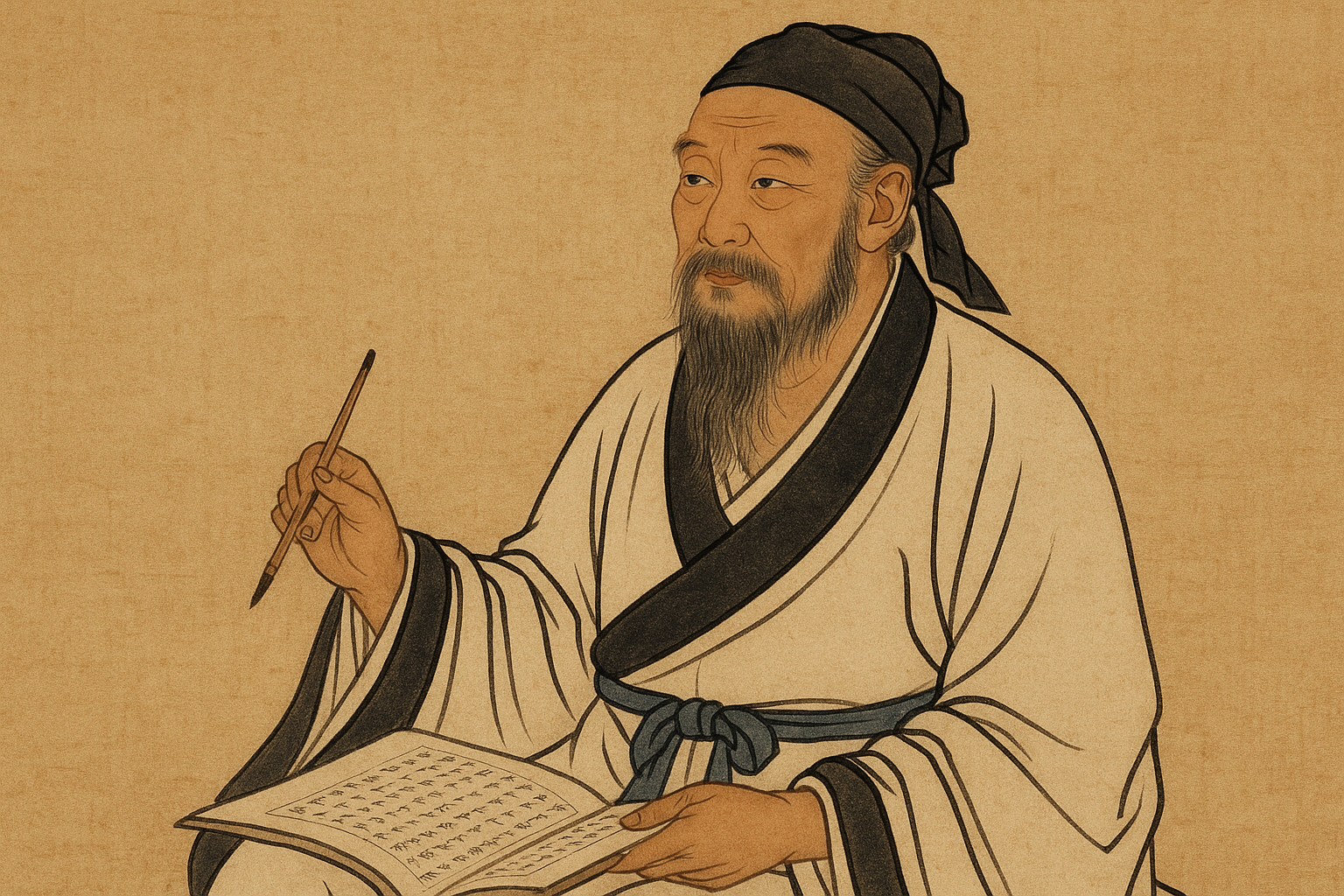 당나라 시인 백거이 초상(AI 생성)