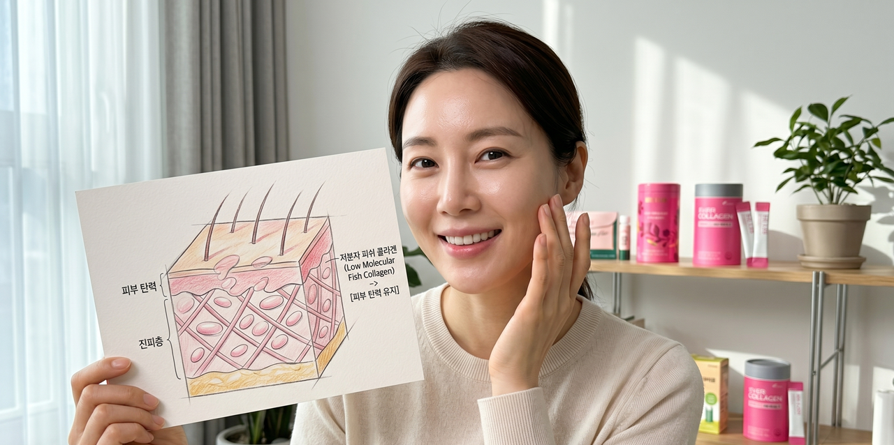 콜라겐 섭취와 피부 탄력 유지(Collagen intake and skin elasticity maintenance)