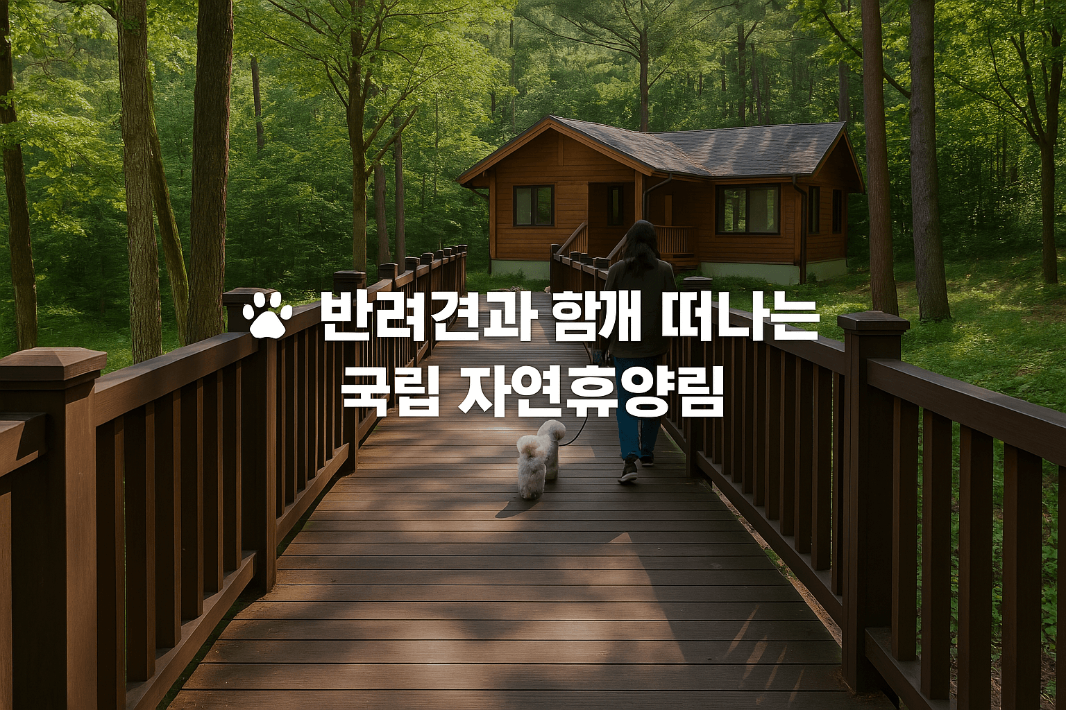 반려견과 함께 떠나는 국립 자연휴양림 추천 & 예약 가이드
