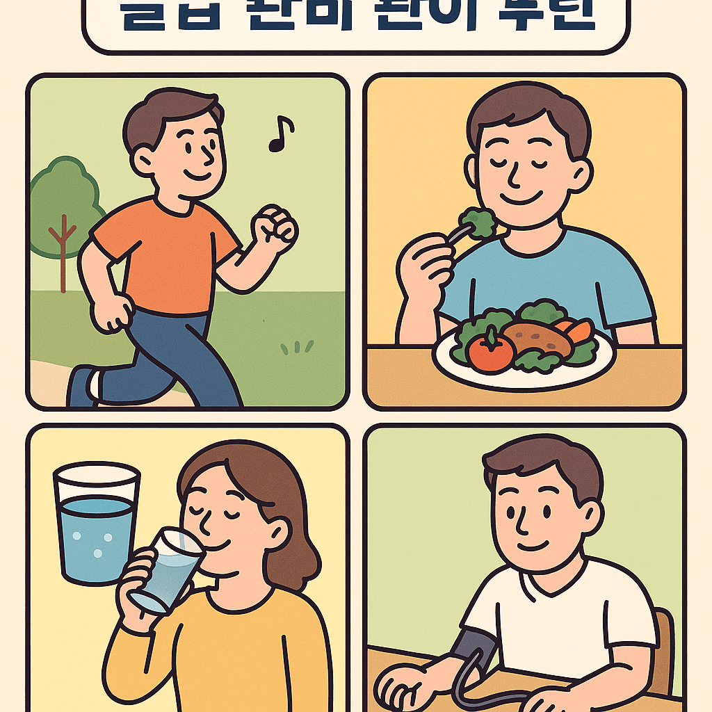 생활 속에서 실천하는 혈압 관리 루틴