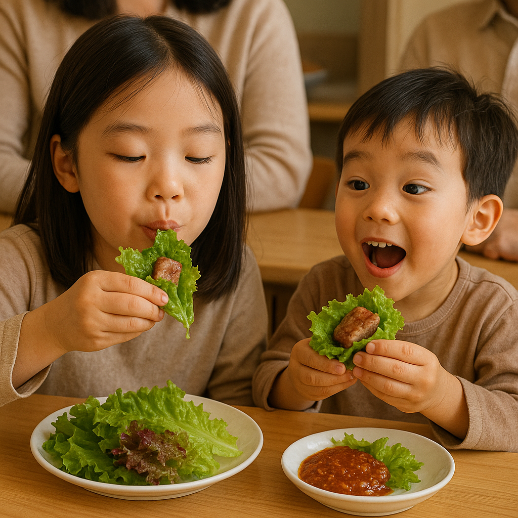 고기 쌈과 함께 먹는 맛있는 쌈장