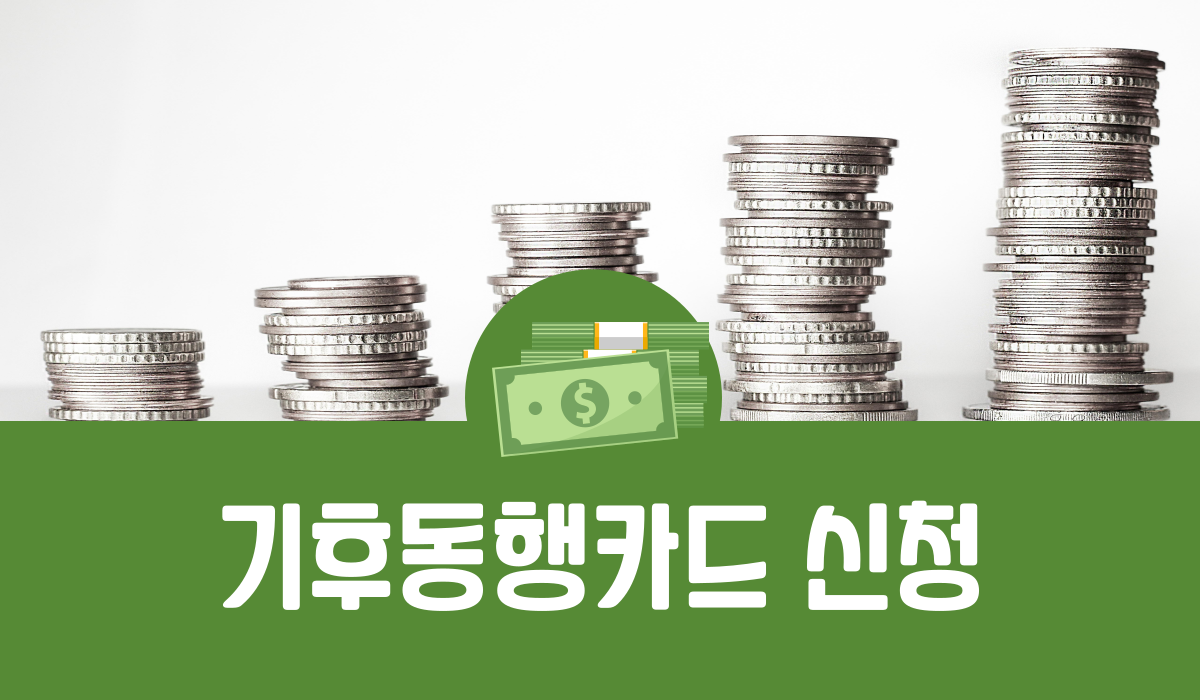 기후동행카드 신청