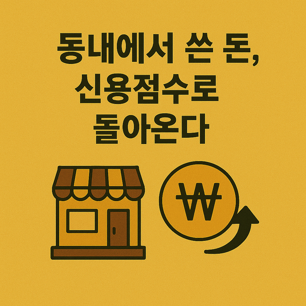 신용점수 동네 이미지