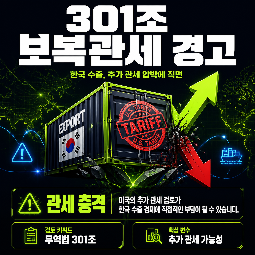 301조 보복관세 경고