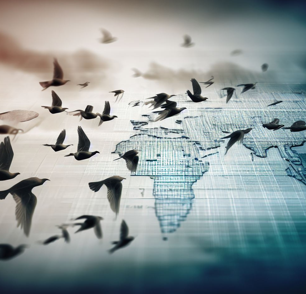 수천킬로를 이동하는 철새