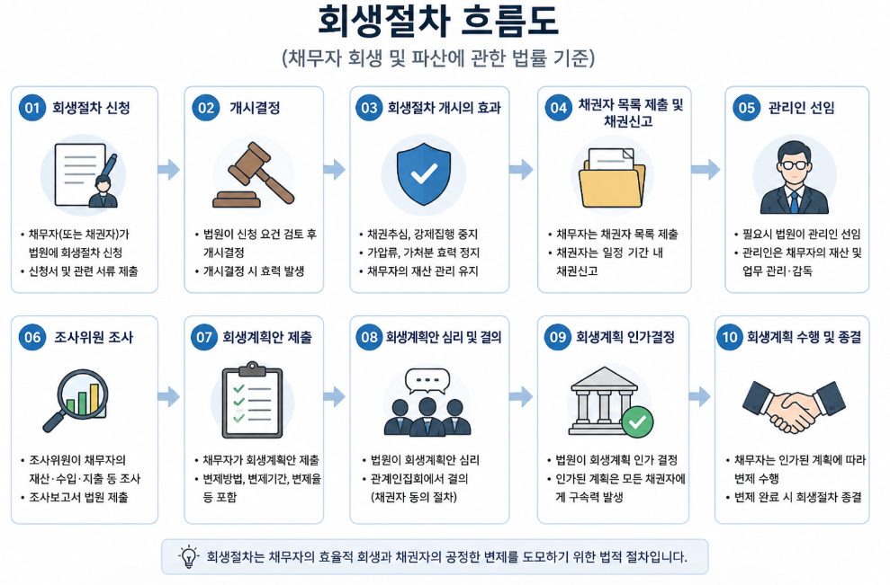 개인회생, 회생법, 회생절차
