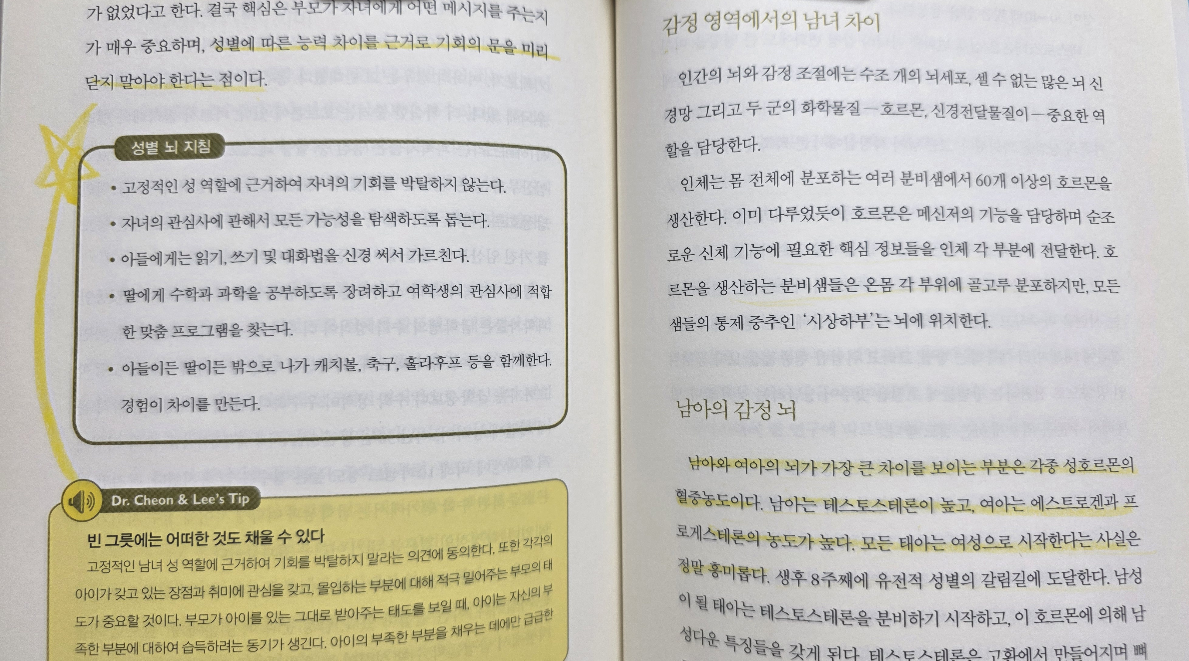 아들과 딸의 뇌 구조 차이와 올바른 대화법을 배우기 위해 독서지도사 엄마가 읽은 스마트 브레인 책