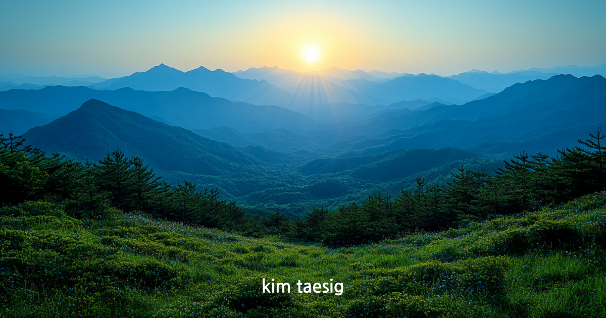 백운산의 사계절