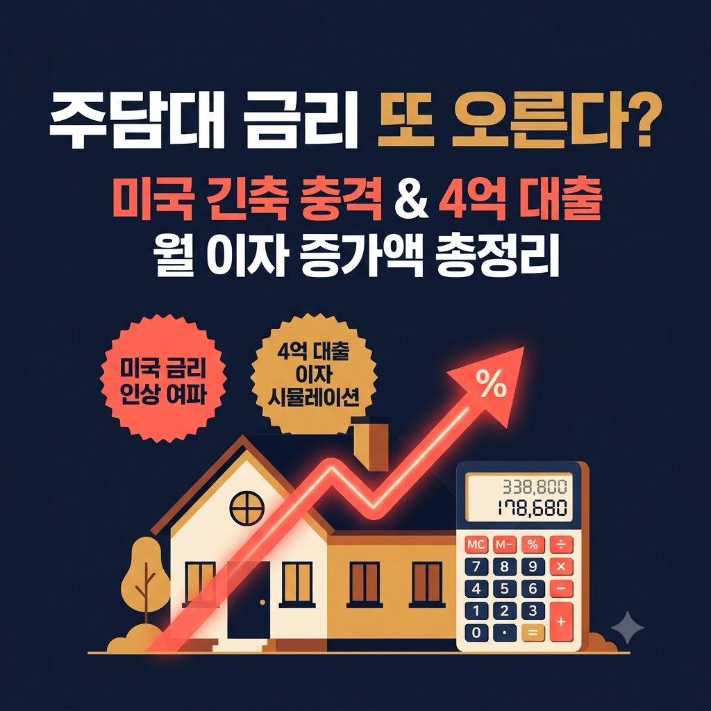 주담대 금리 인상에 따른 문제점