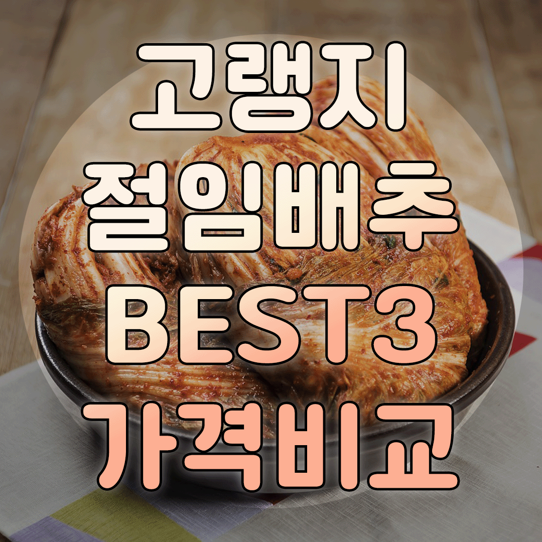고랭지 절임배추 베스트3