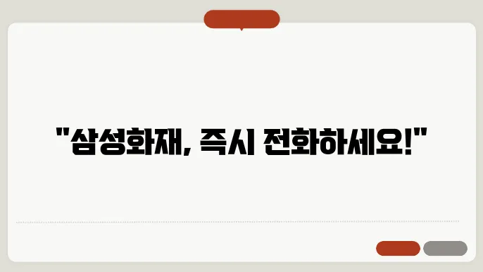 비교 가능한 보험 상품