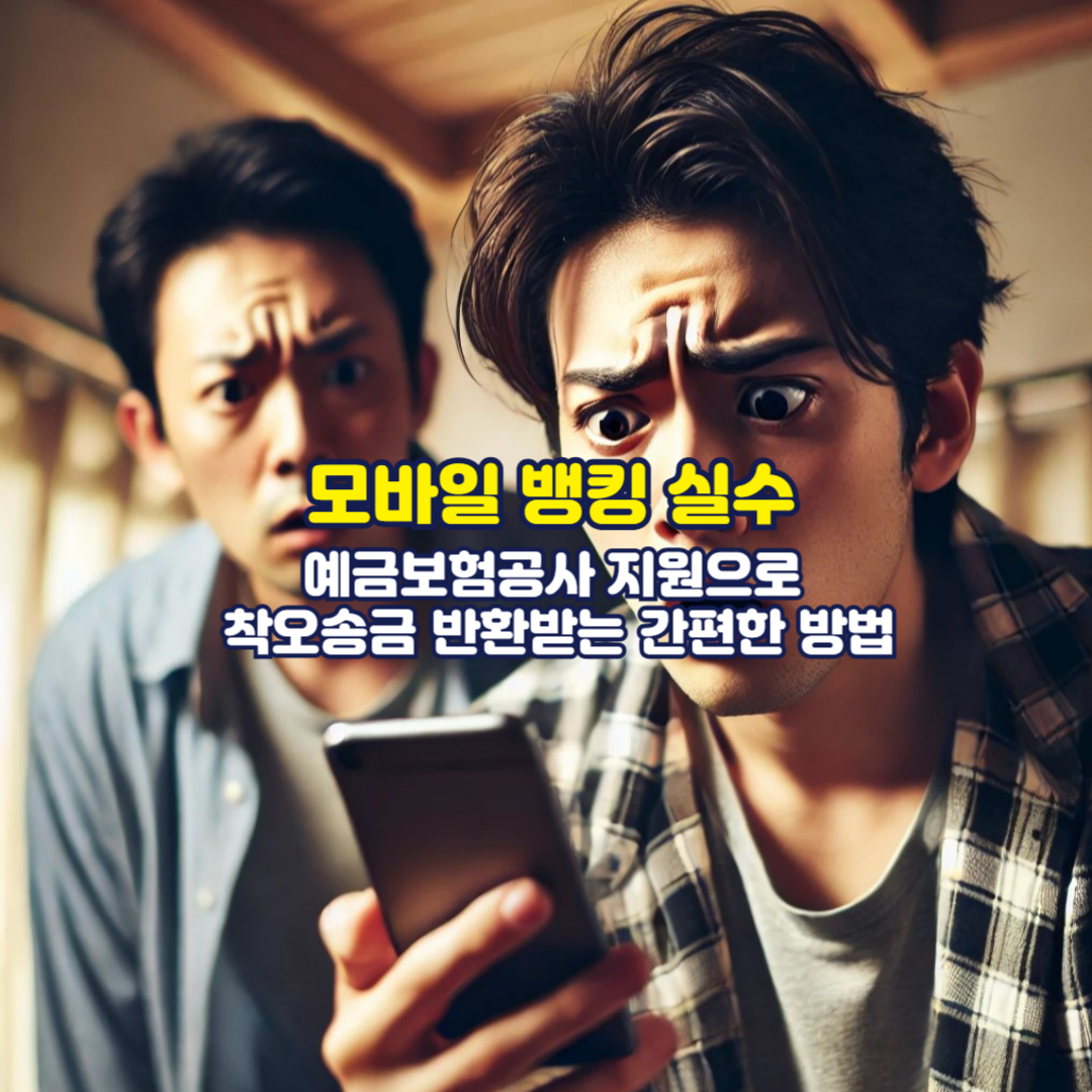 모바일 뱅킹 실수: 예금보험공사 지원으로 착오송금 반환받는 간편한 방법