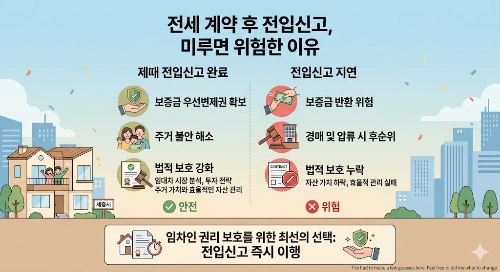 전세 계약 후 전입신고를 미루면 위험한 이유