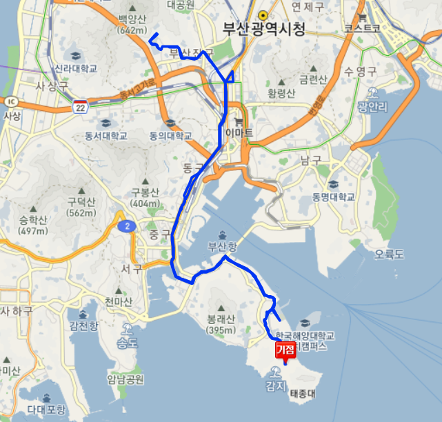 부산버스노선도