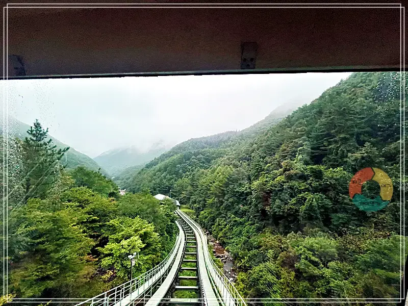 환선굴_환선굴-모노레일-산길따라-오르는-모노레일