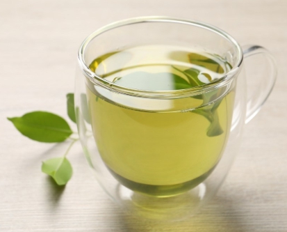 한국의 떡 종류 당귀떡-녹차