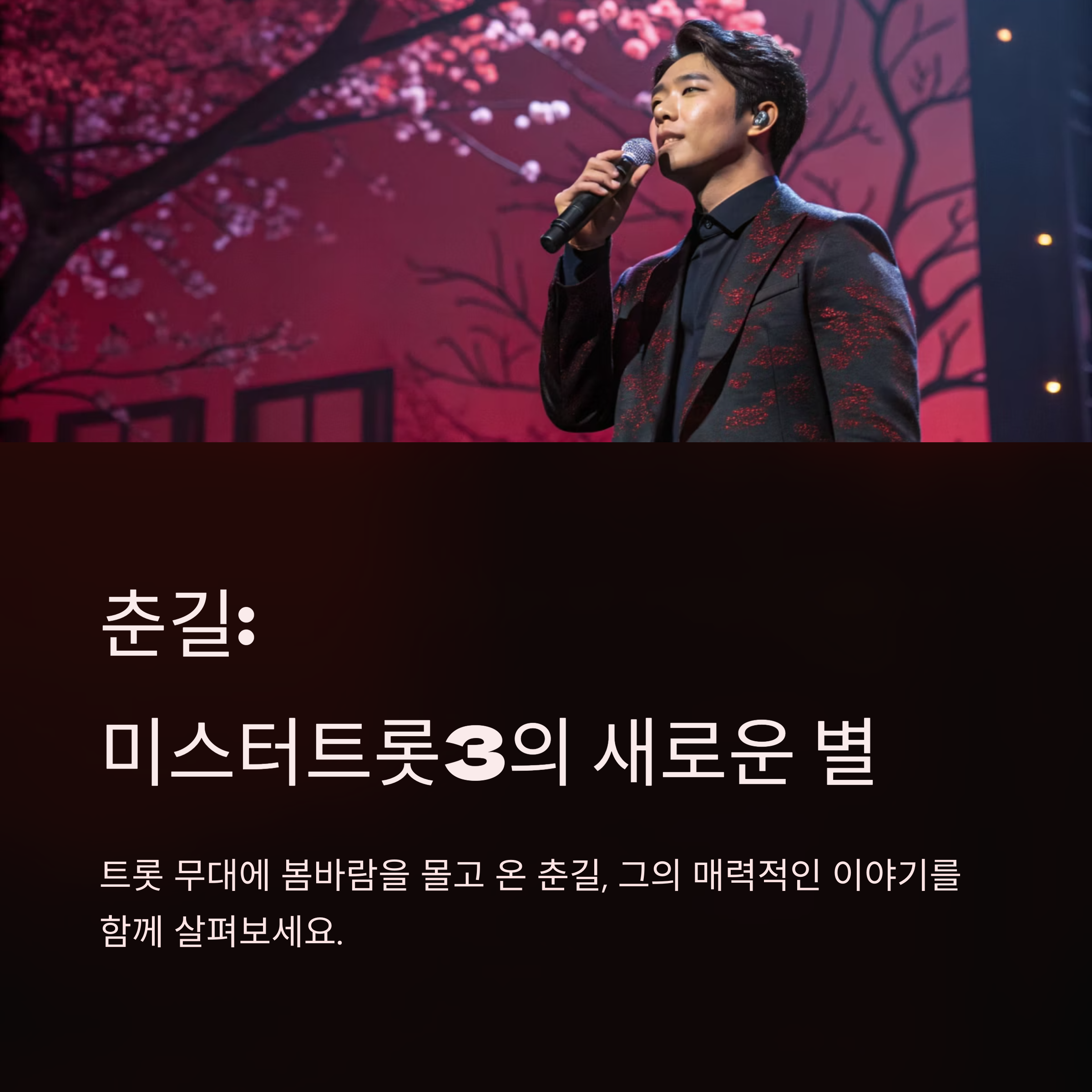 미스터트롯3 춘길, 트롯에 봄을 피우다