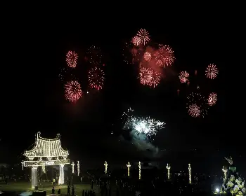 백제문화제 (공주, 부여) 불꽃놀이_3