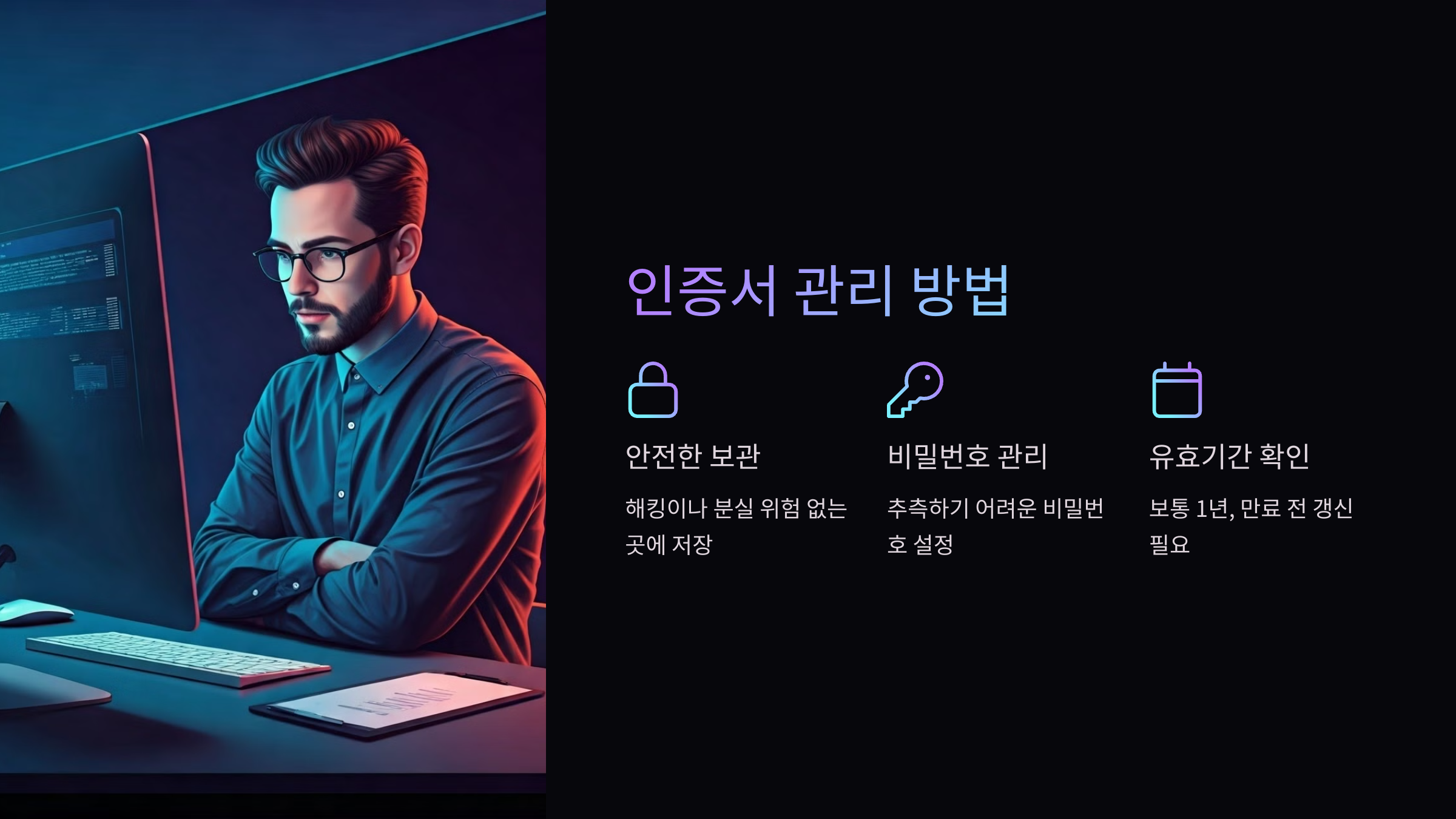 인증서-관리
