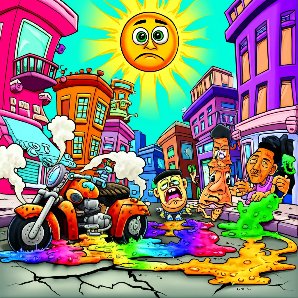 방치 오토바이, 환경과 안전을 위협하..