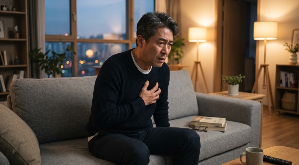왼쪽 가슴 통증