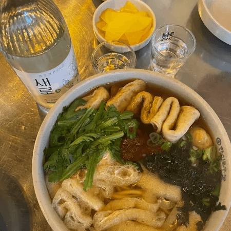 한신우동 수유점 즉석우동