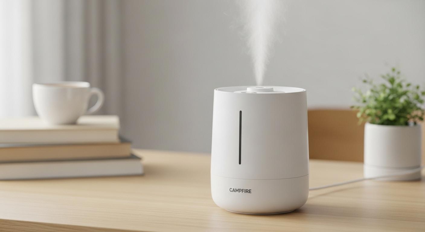 **모닥불 불멍 대용량 가습기 화이트 200m
