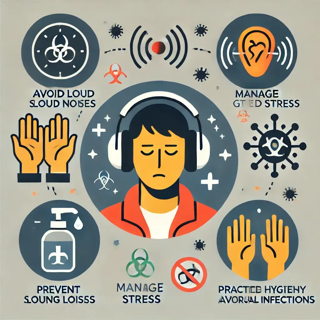 돌발성 난청의 예방 방법