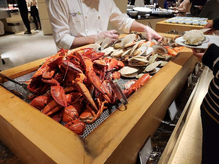 랍스터, 가리비, 새우