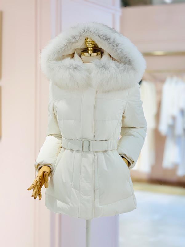 샤틴 슬림 밴딩 구스다운 S234S851