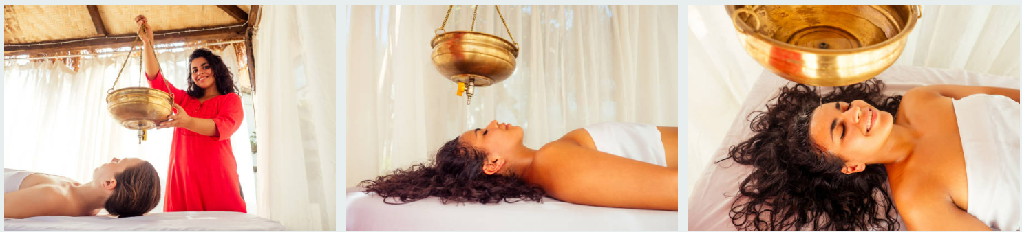 탈모관련 인도 전통 민간요법인 아유르베다 허브 요법에 대한 사진