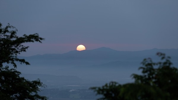 서산 도비산 해돋이