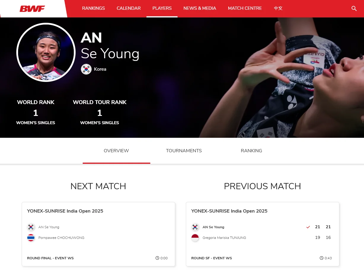 안세영 배드민턴 결승전 일정 중계