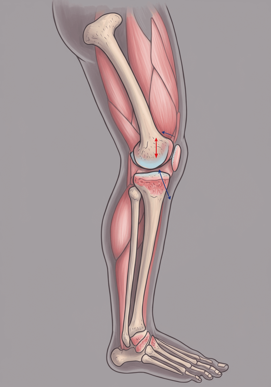 무릎 통증과 관련된 사진입니다.