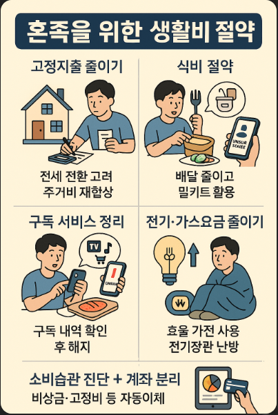 혼족을 위한 생활비 절약 노하우