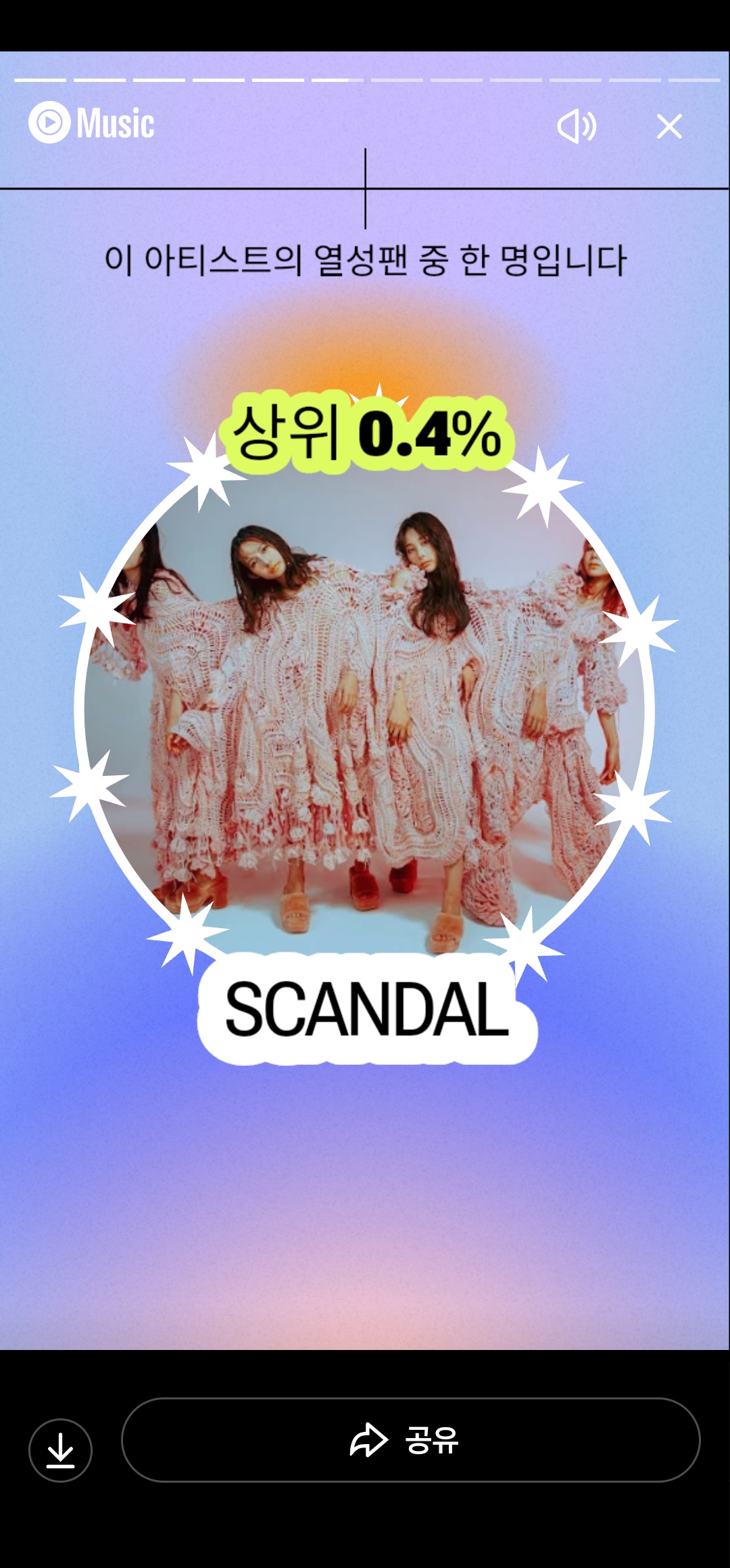 유튜브 뮤직 RECAP 확인 상위 아티스트