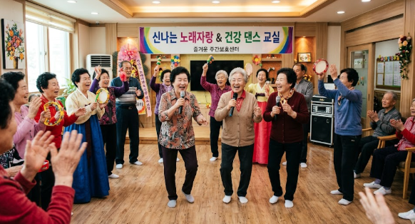 주간보호센터 외부강사 수업 이미지