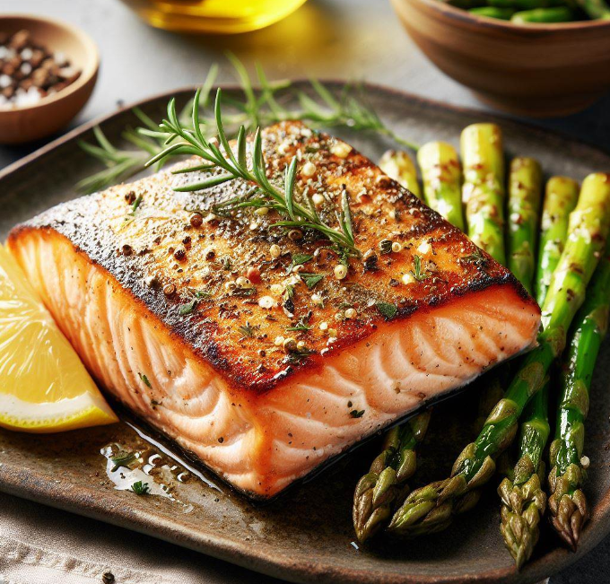 오메가3함유 연어_고지혈증약과의 관계_연어 이미지