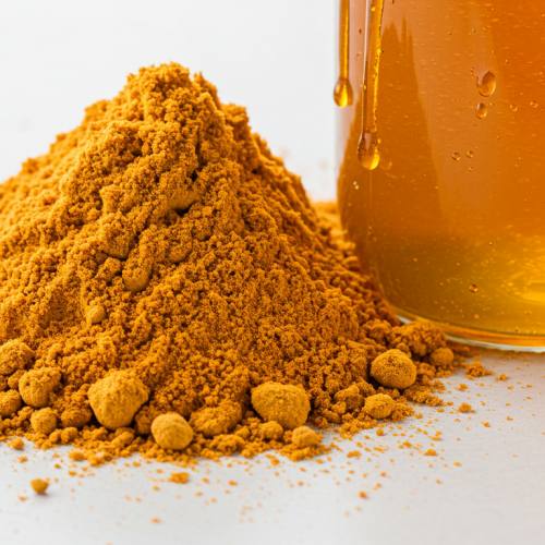 생강분말과 생강청 같이 나온 사진