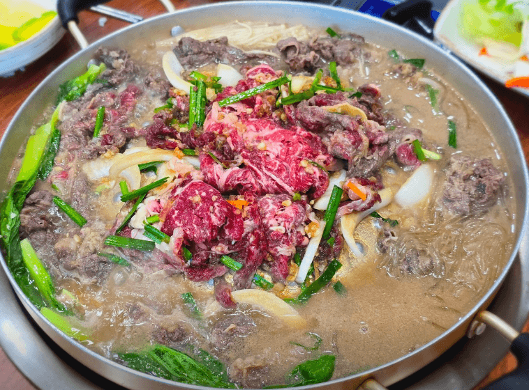 [6시 내고향] 영덕 한우불고기 버섯불고기전골 버섯샤브샤브 맛집 영덕솔향식당