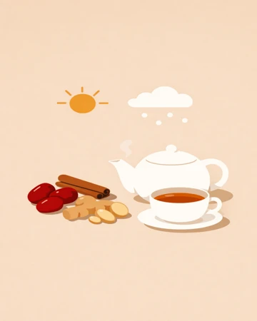 대추와 생강을 넣어 계피차 끓이는 과정14