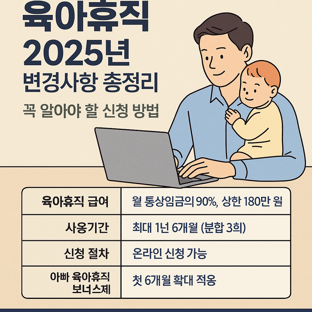 육아휴직 2025년 변경사항 총정리: 꼭 알아야 할 신청 방법