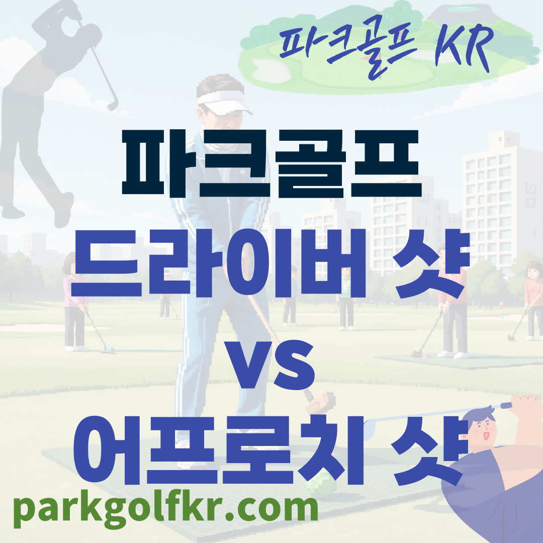 '드라이버 샷' vs '어프로치 샷', 파크골프에서의 근본적인 차이점 비교 썸네일