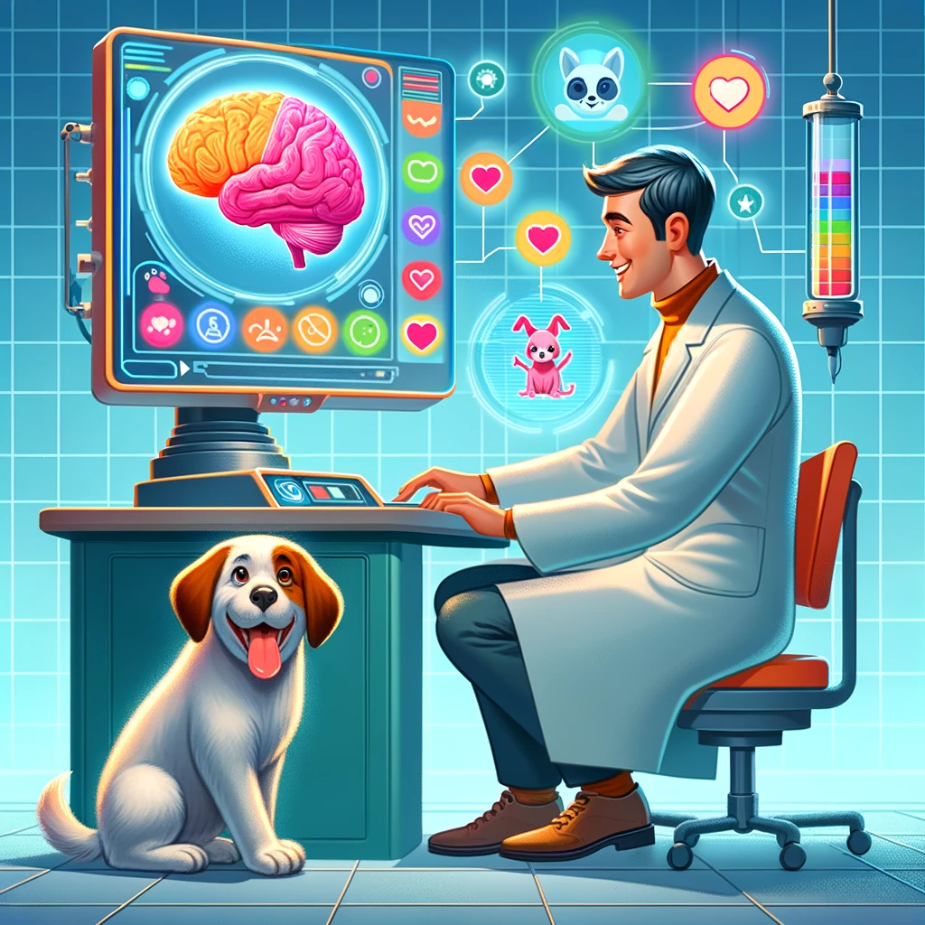 강아지 뇌 구조 분석