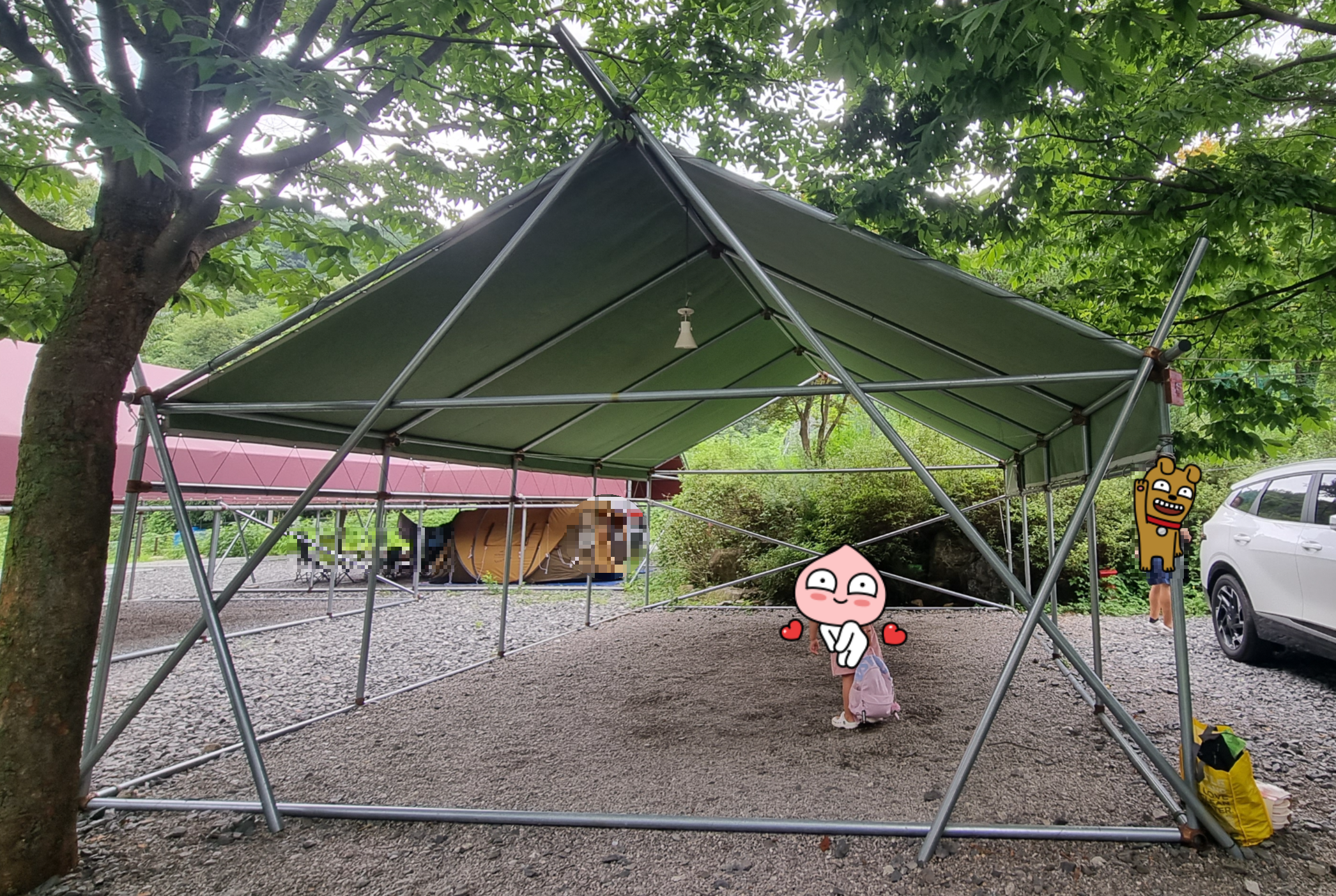 대회산 캠핑장 / 여름 캠핑