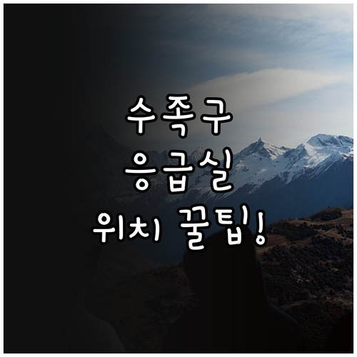 양평군 수족구 진료 가능 병원 및 응..