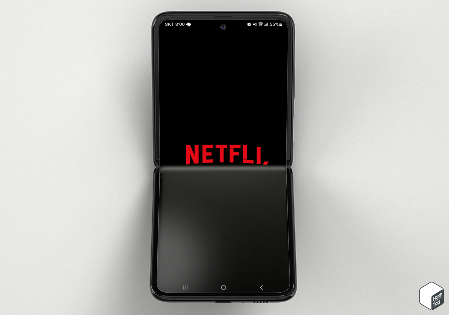 선택한 플랫폼 앱 실행 (넷플리스)