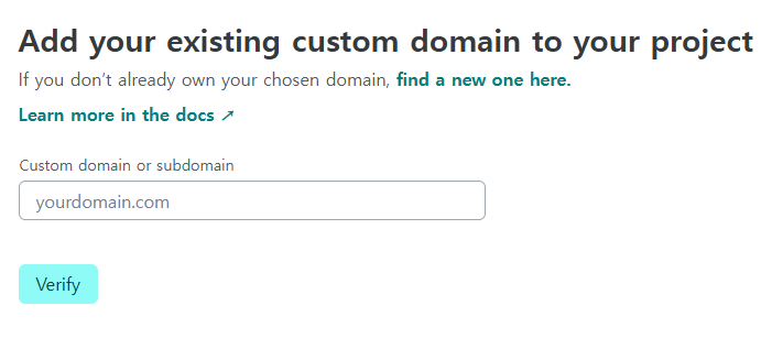 도메인 등록하기 2