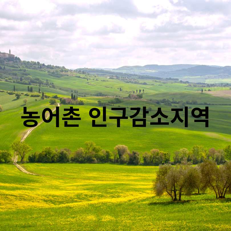 84개 농어촌 인구감소지역? 민생회복 소비쿠폰