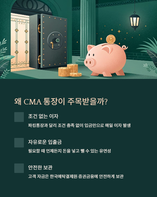 왜 cma 통장이 주목받을까?